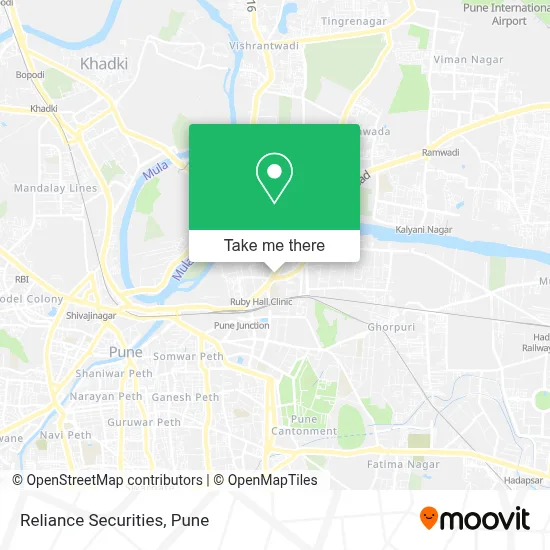Reliance Securities map