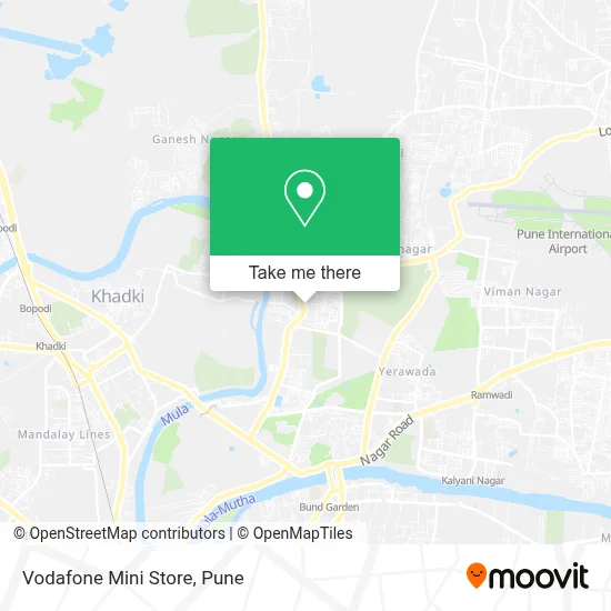 Vodafone Mini Store map
