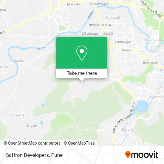 Saffron Developers map