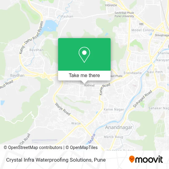 Crystal Infra Waterproofing Solutions map