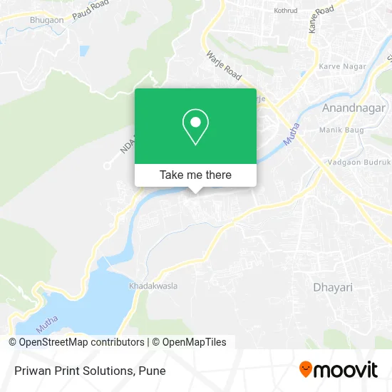 Priwan Print Solutions map