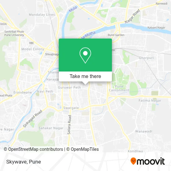 Skywave map