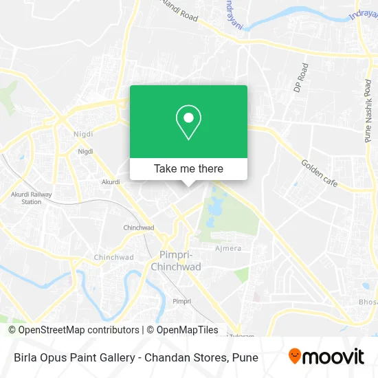 Birla Opus Paint Gallery - Chandan Stores map