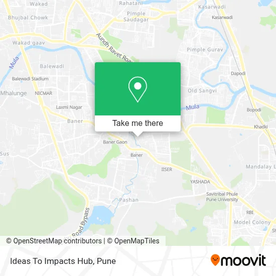 Ideas To Impacts Hub map