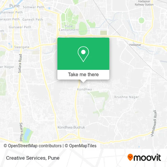 Creative Services map
