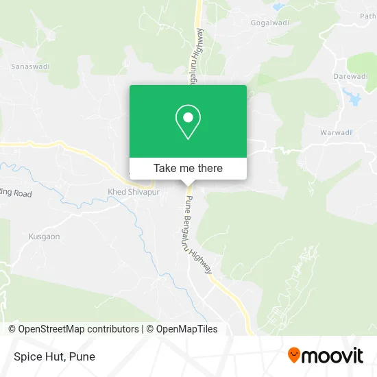 Spice Hut map