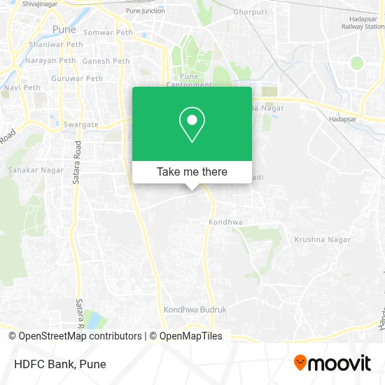 HDFC Bank map