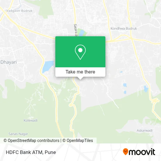HDFC Bank Atm map