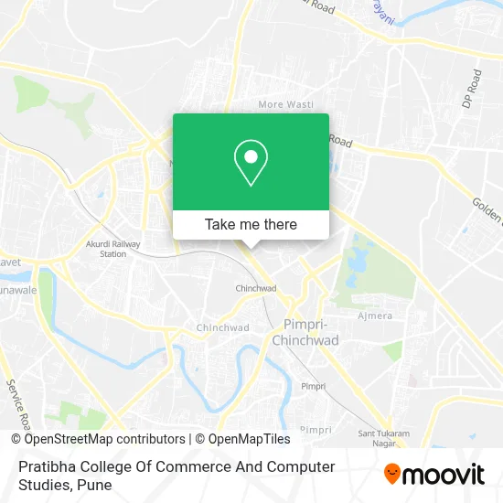 Pratibha College Of Commerce And Computer Studies map