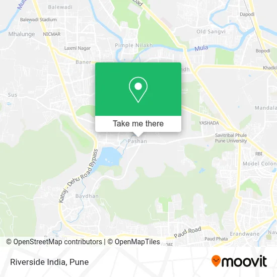 Riverside India map