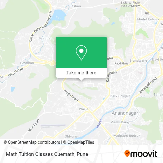 Math Tuition Classes Cuemath map