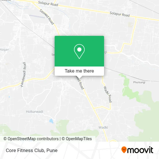 Core Fitness Club map