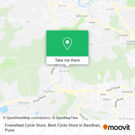 Freewheel Cycle Store. Best Cycle Store In Bavdhan map