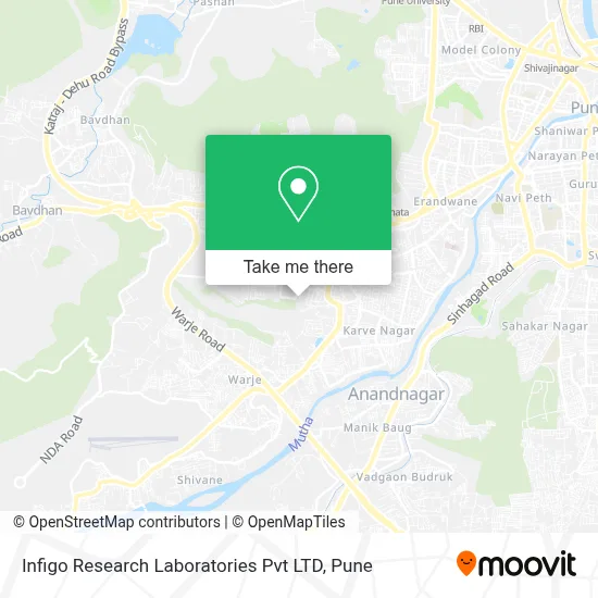 Infigo Research Laboratories Pvt LTD map
