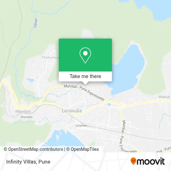 Infinity Villas map