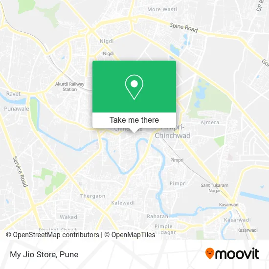 My Jio Store map
