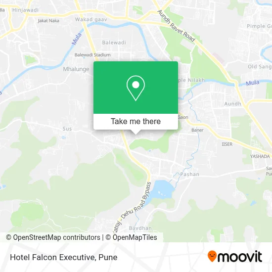 Hotel Falcon Executive map
