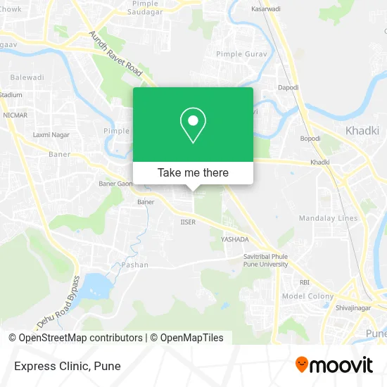 Express Clinic map