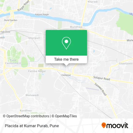Placida at Kumar Purab map