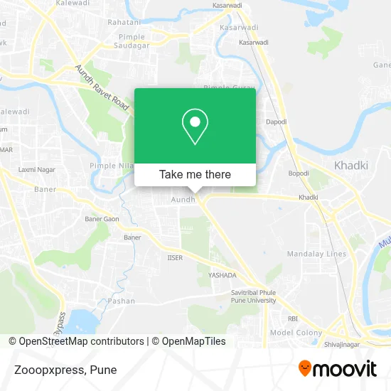 Zooopxpress map