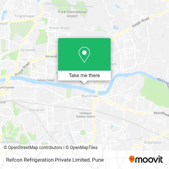 Refcon Refrigeration Private Limited map