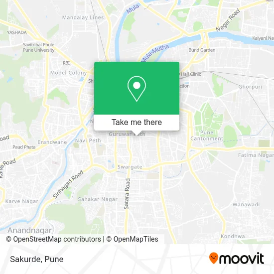 Sakurde map