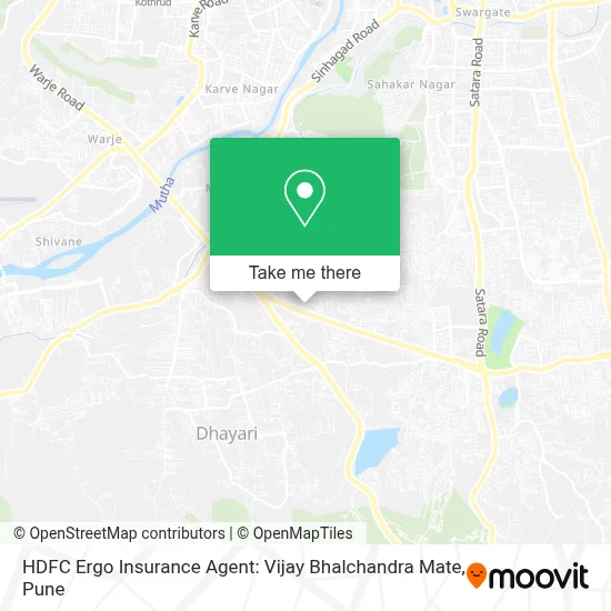 HDFC Ergo Insurance Agent: Vijay Bhalchandra Mate map