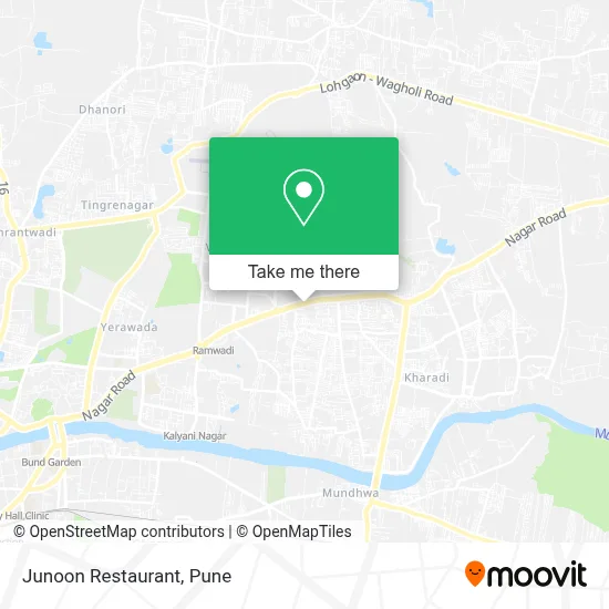 Junoon Restaurant map