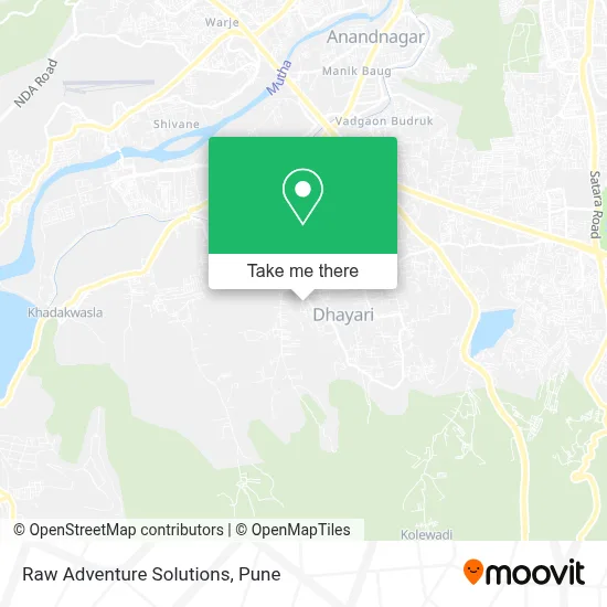 Raw Adventure Solutions map