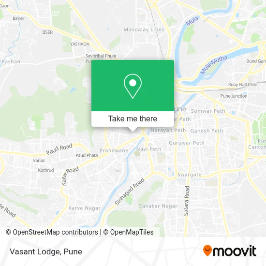 Vasant Lodge map