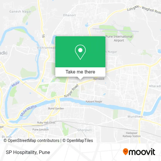 SP Hospitality map