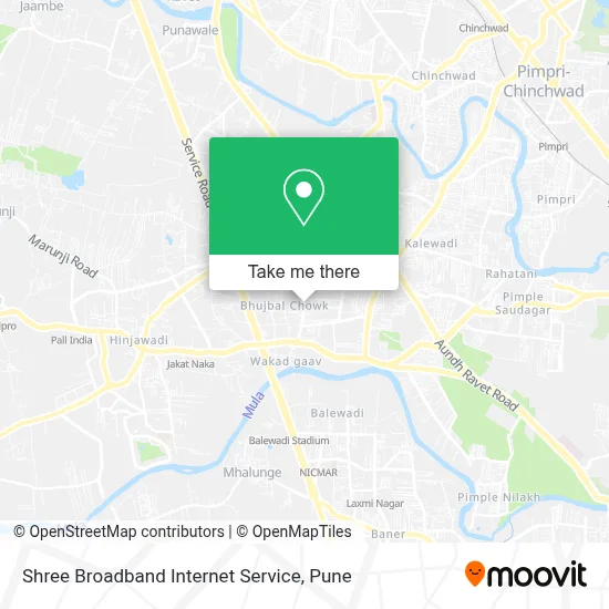 Shree Broadband Internet Service map