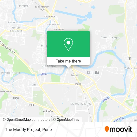 The Muddy Project map