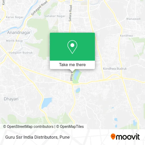 Guru Ssr India Distributors map