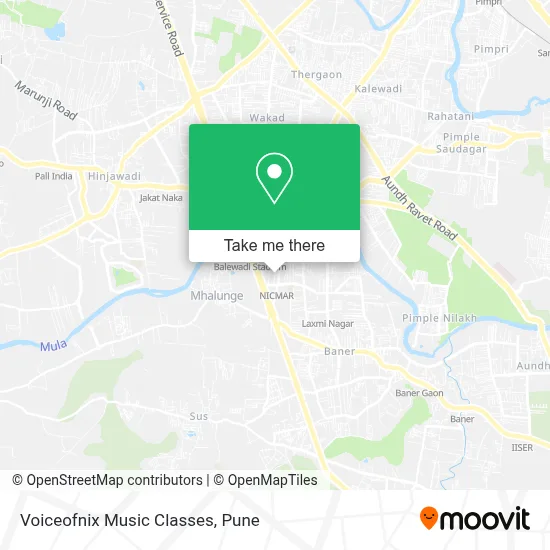 Voiceofnix Music Classes map
