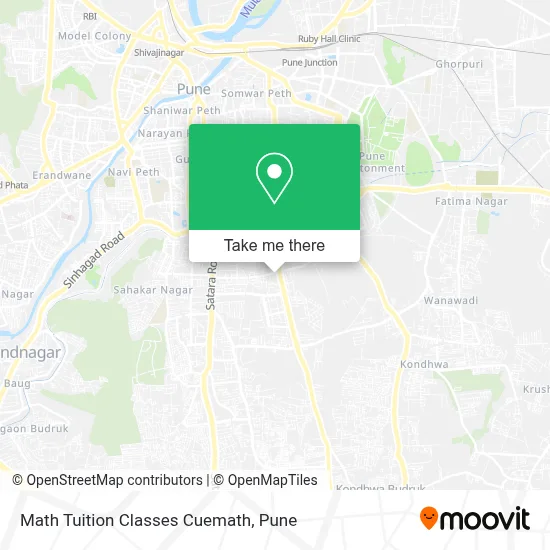 Math Tuition Classes Cuemath map