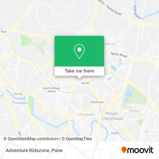 Adventure Kidszone map