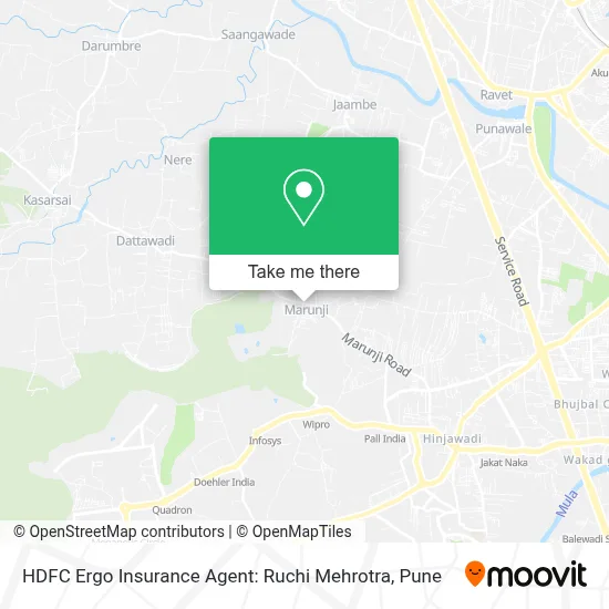 HDFC Ergo Insurance Agent: Ruchi Mehrotra map