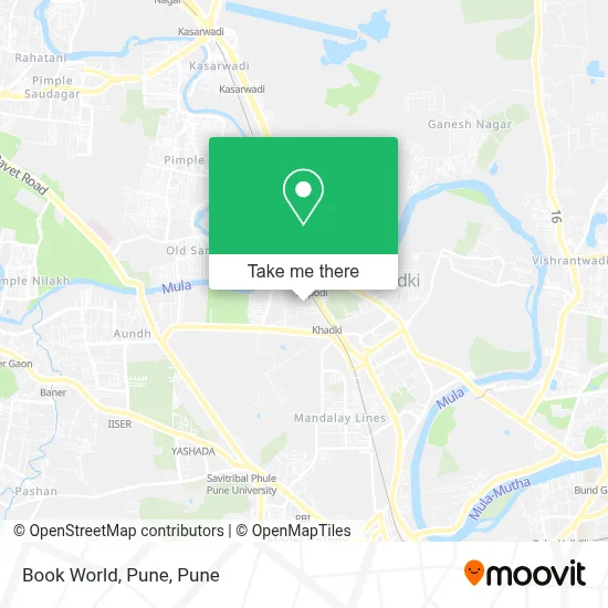Book World, Pune map