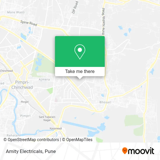 Amity Electricals map