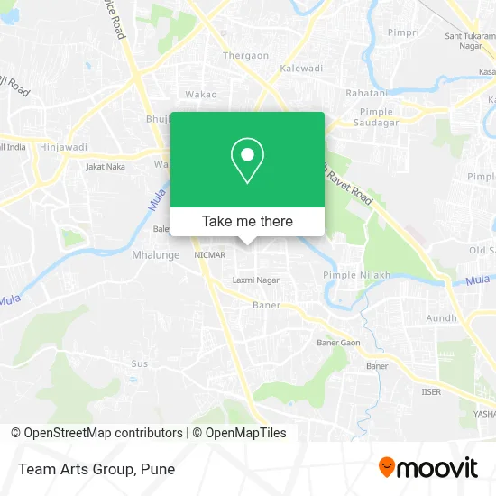 Team Arts Group map