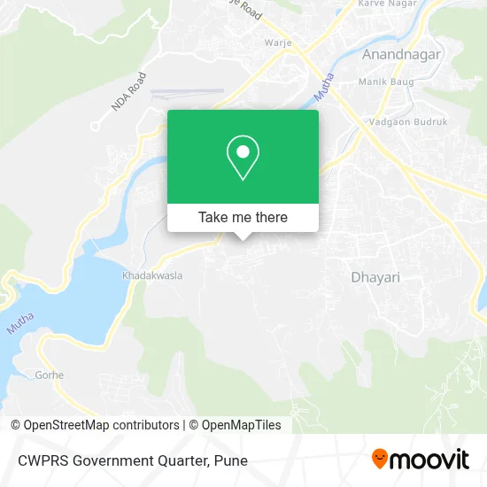 CWPRS Government Quarter map