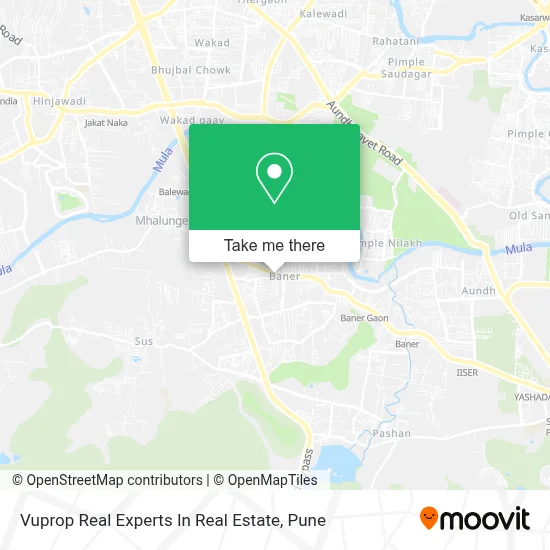 Vuprop Real Experts In Real Estate map