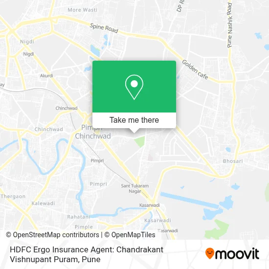 HDFC Ergo Insurance Agent: Chandrakant Vishnupant Puram map