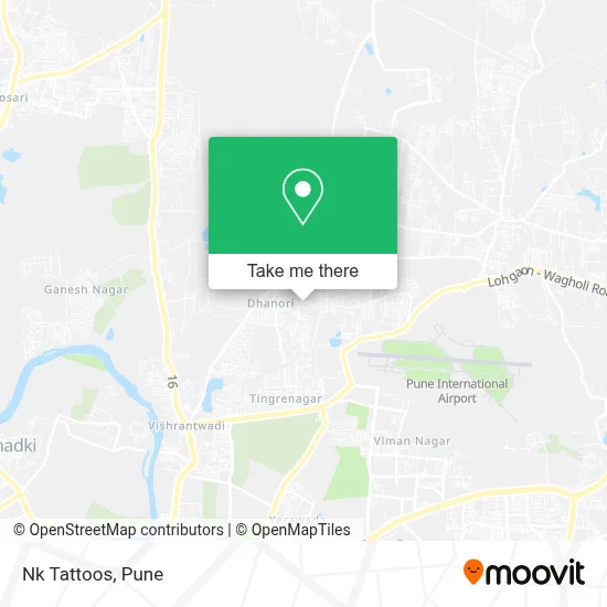 Nk Tattoos map