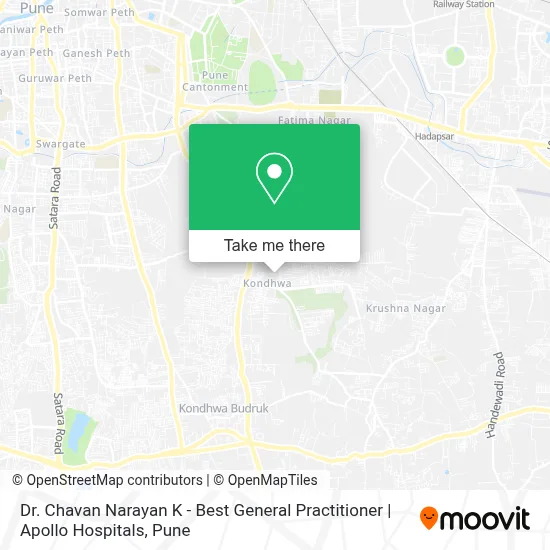 Dr. Chavan Narayan K - Best General Practitioner  | Apollo Hospitals map