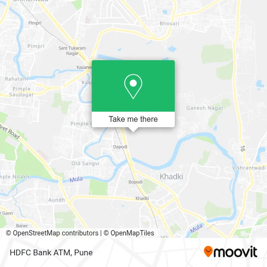HDFC Bank Atm map