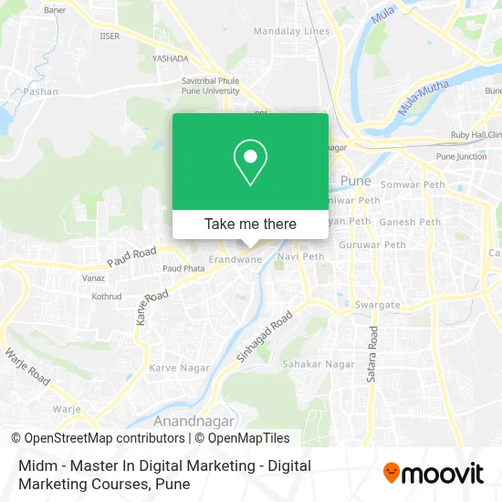 Midm - Master In Digital Marketing - Digital Marketing Courses map