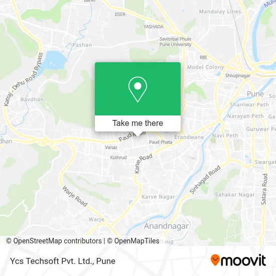 Ycs Techsoft Pvt. Ltd. map