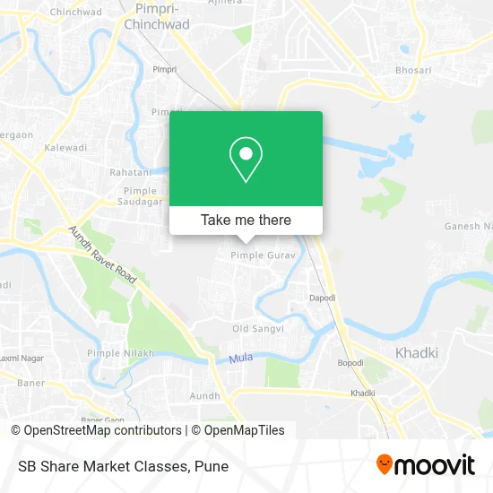 SB Share Market Classes map